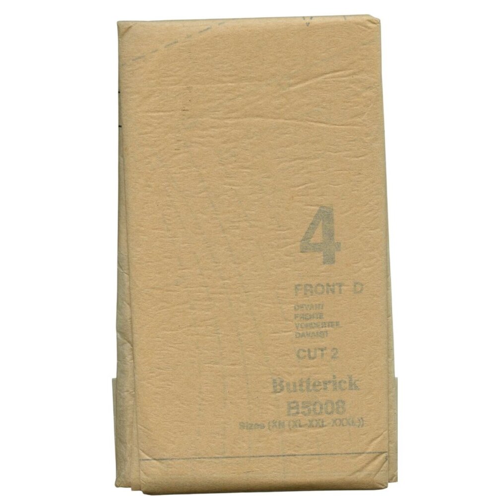 Butterick B5008 Vintage Inspired Ruffled Collar Blouse Sewing Pattern Sizes XL-X - Picture 4 of 4